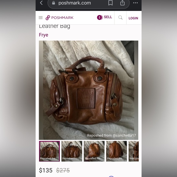 Frye Vintage Leather Sachel - Picture 6 of 6